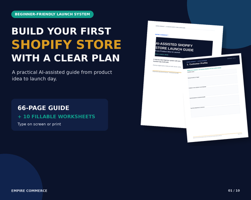 AI Shopify Store Launch Guide