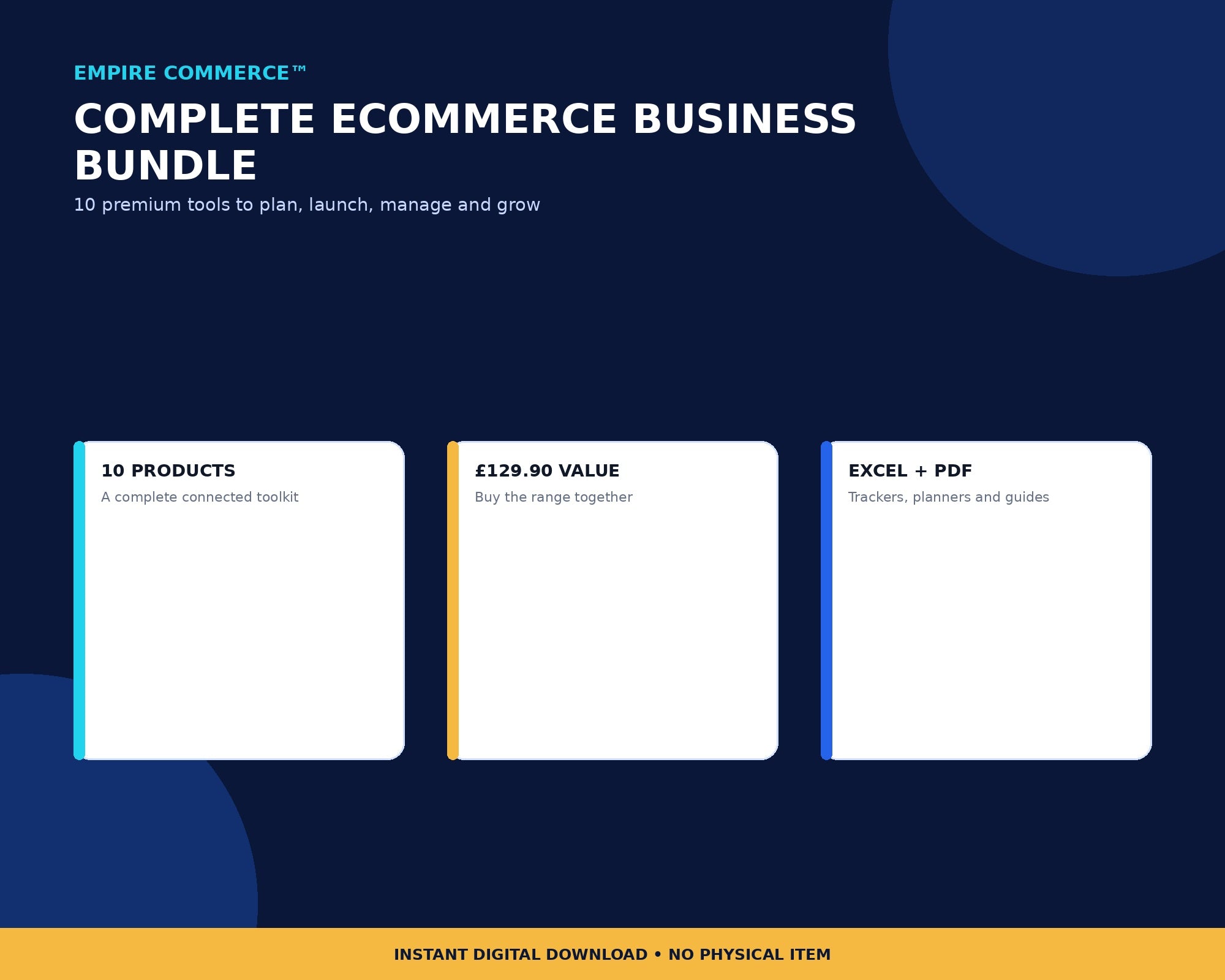 Ecommerce Business Bundle — 10 Digital Tools