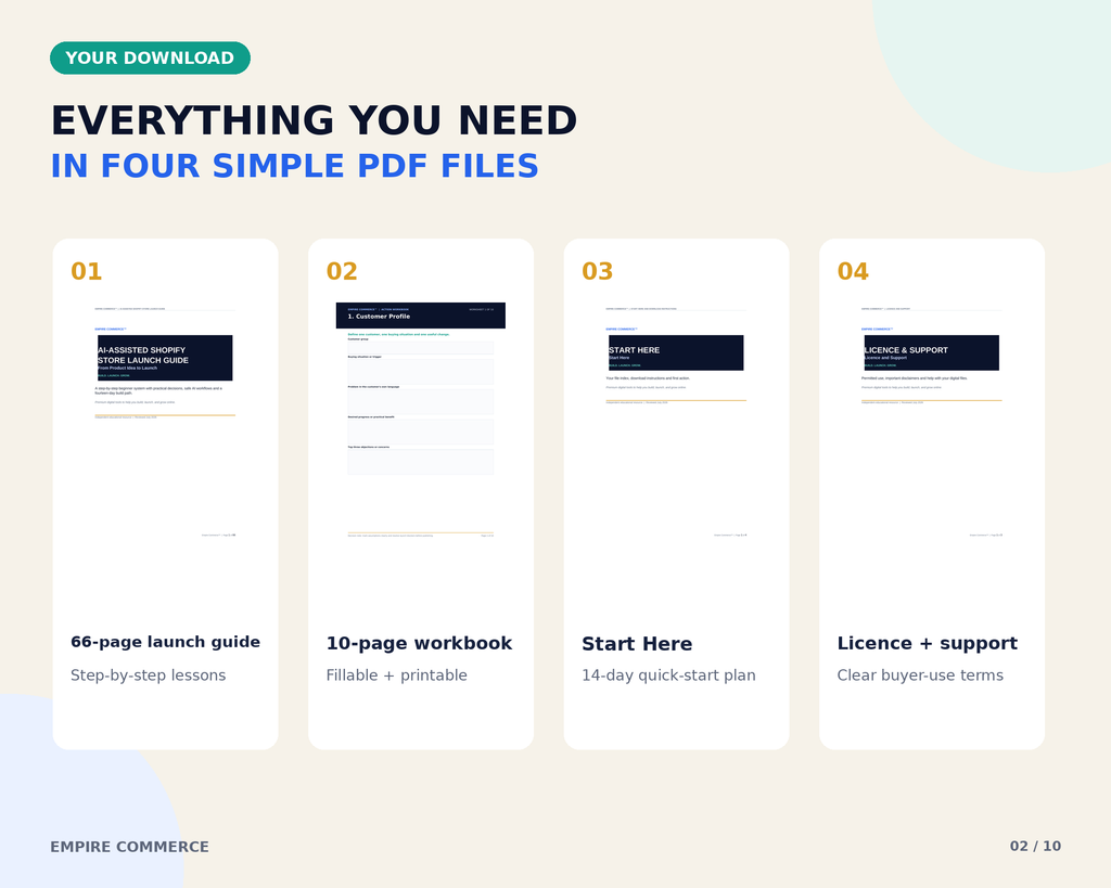 AI Shopify Store Launch Guide