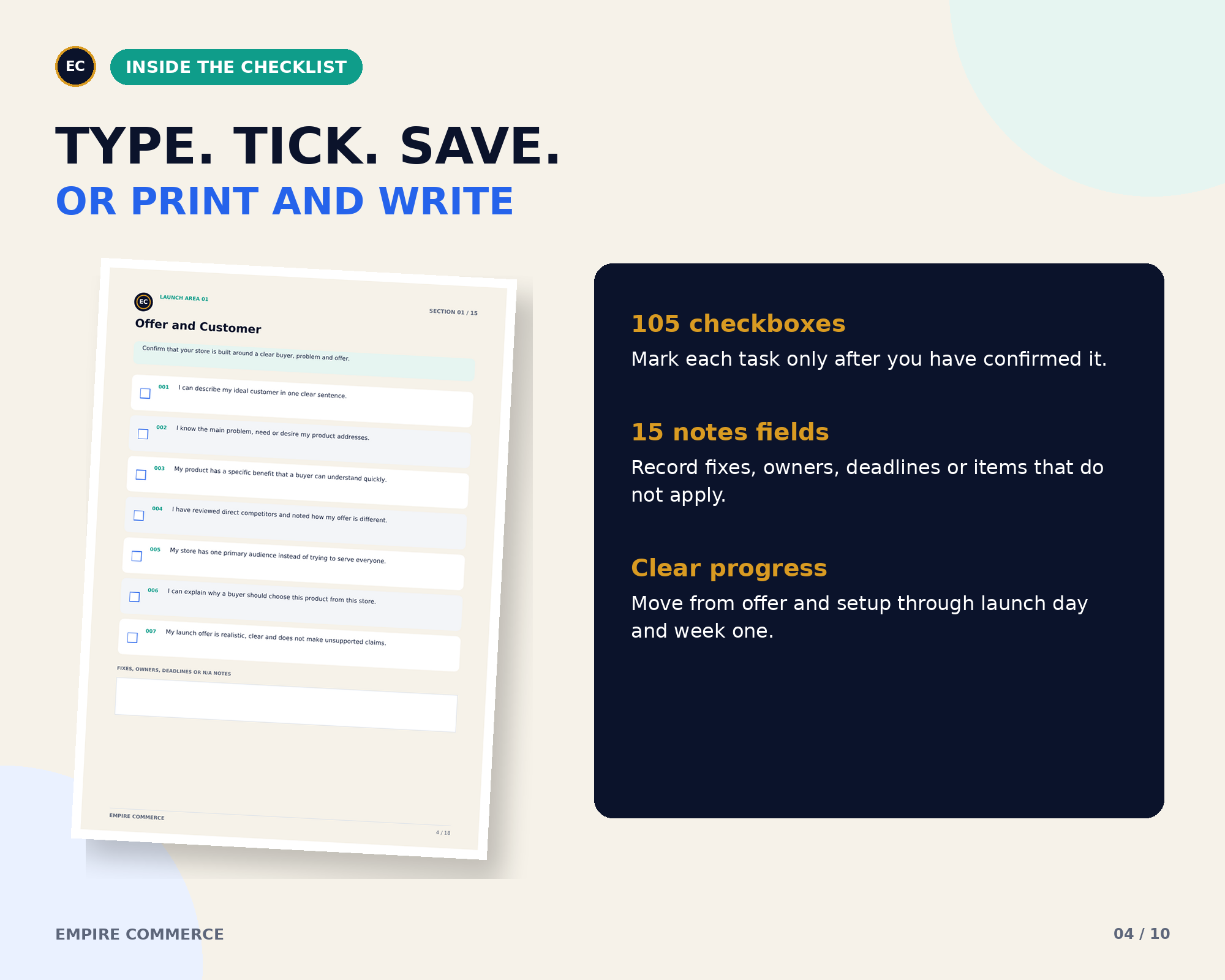Shopify Store Launch Checklist – 105-Point