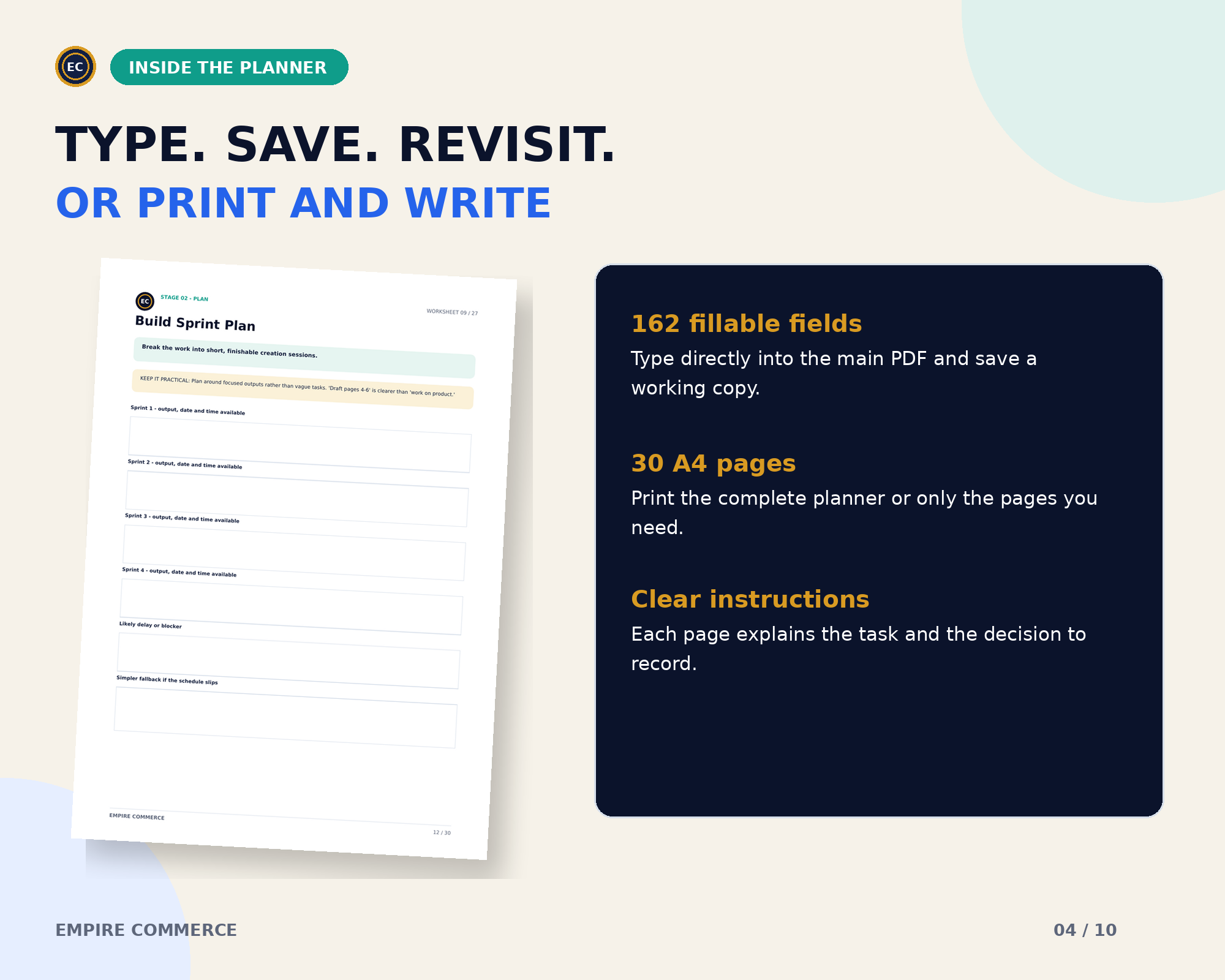 Digital Product Creation & Launch Planner