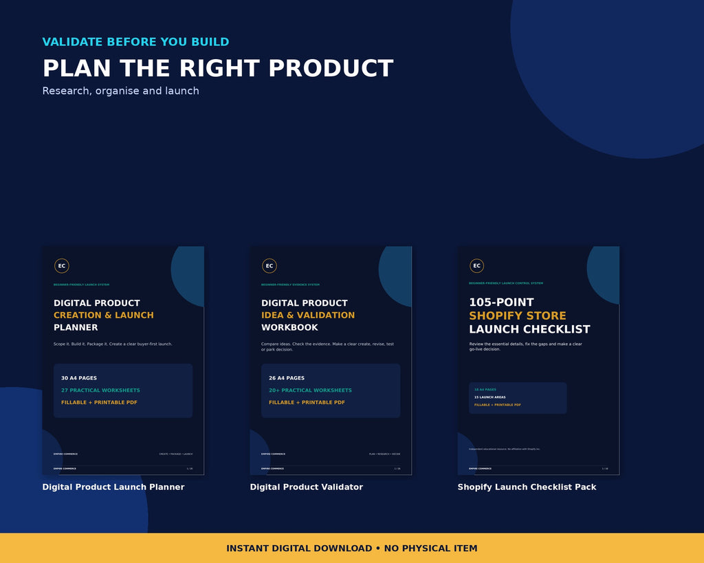 Ecommerce Business Bundle — 10 Digital Tools