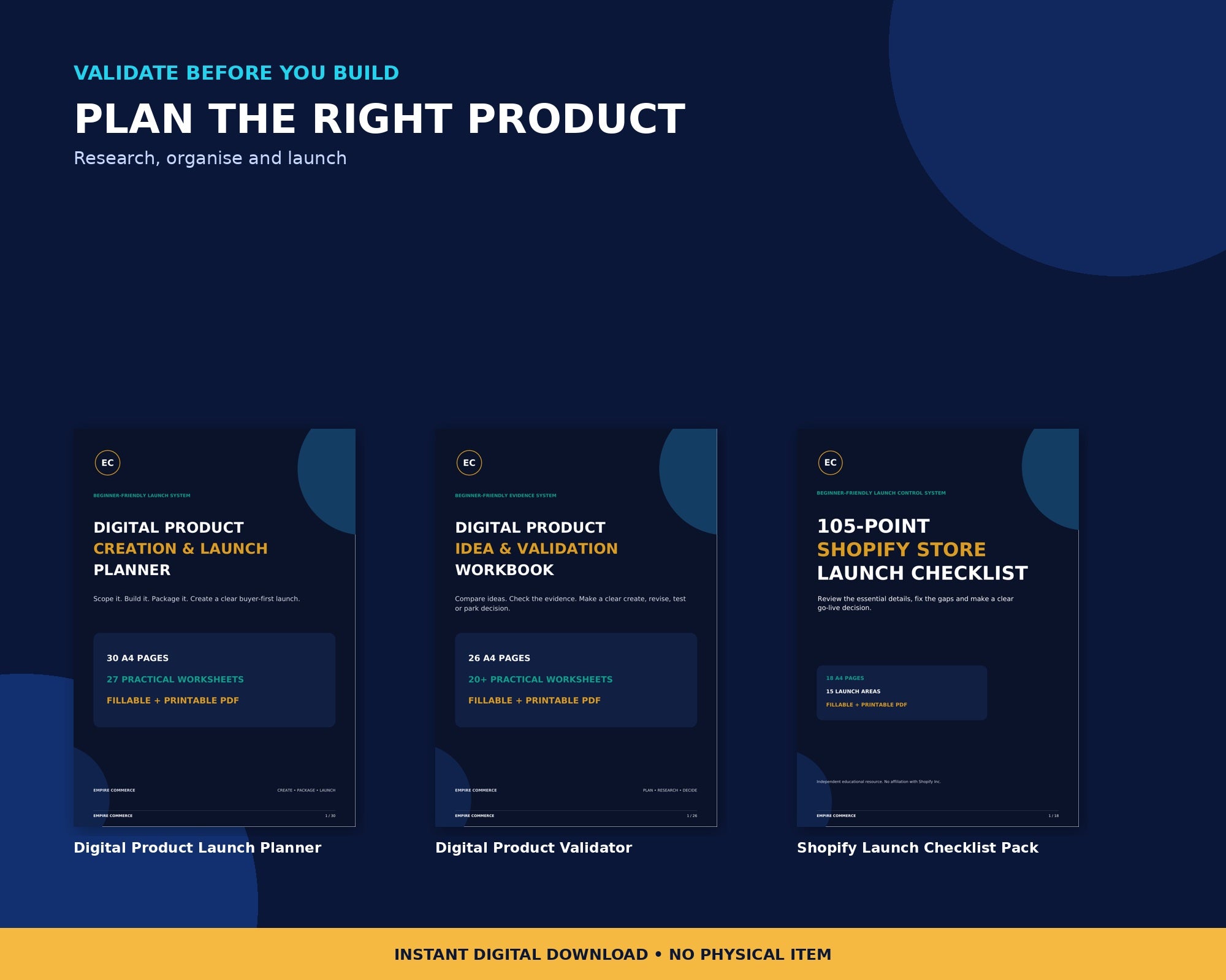 Ecommerce Business Bundle — 10 Digital Tools