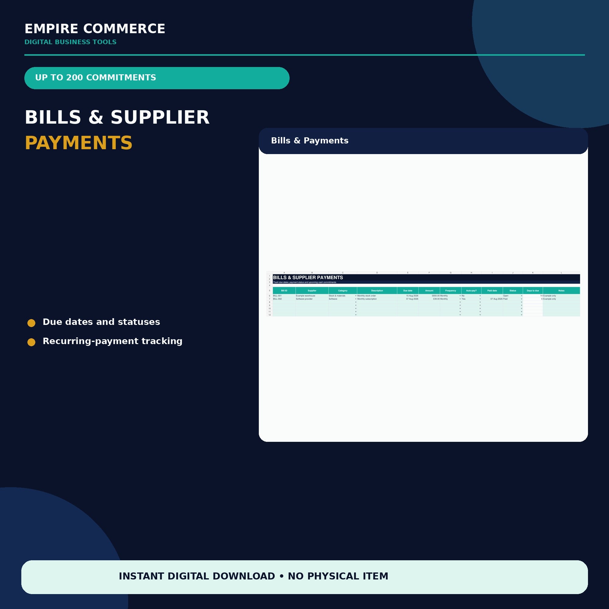 Ecommerce Cash Flow Tracker