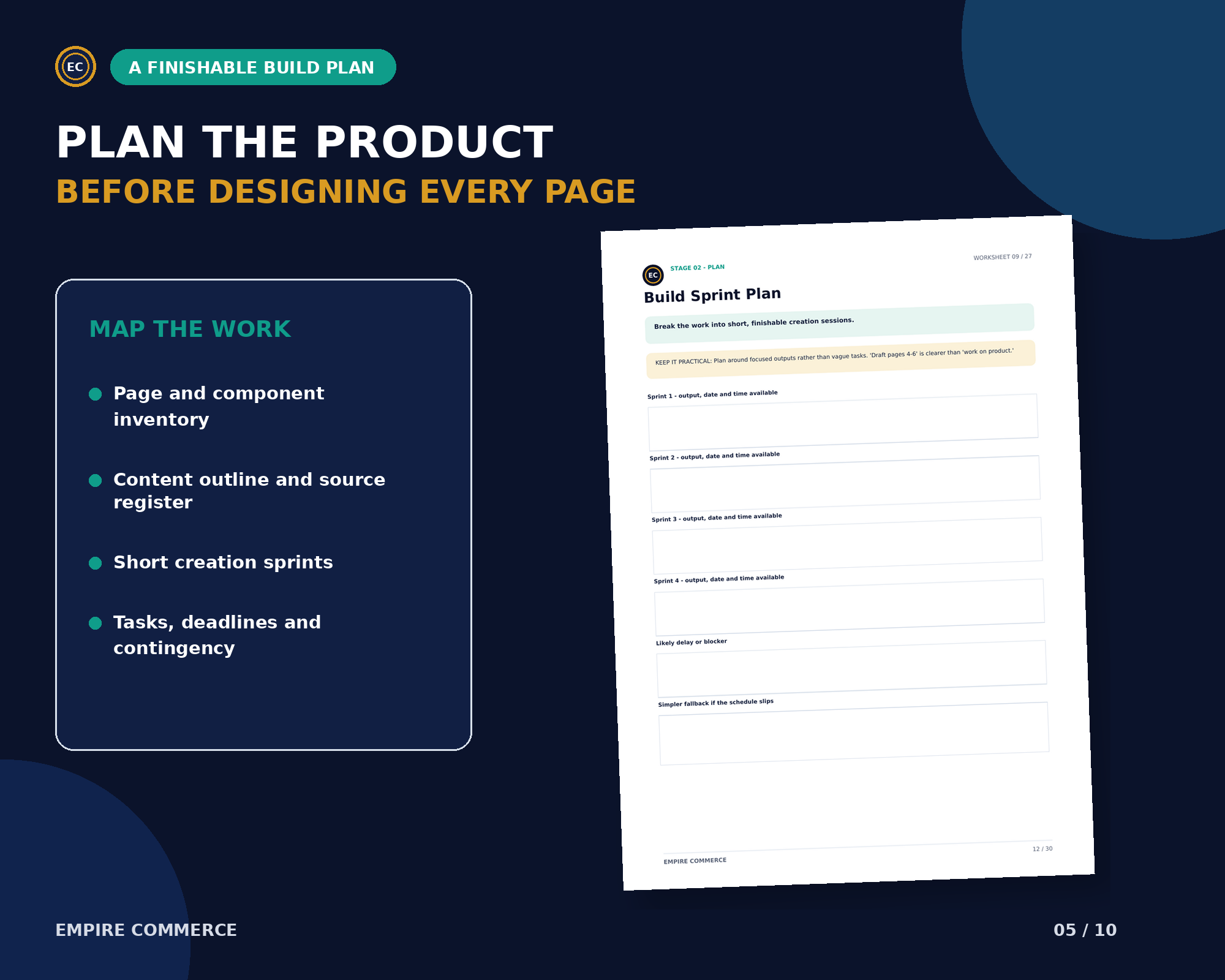 Digital Product Creation & Launch Planner