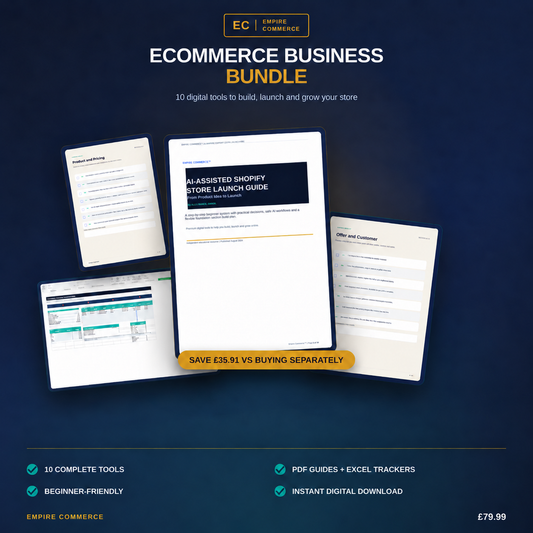 Ecommerce Business Bundle — 10 Digital Tools